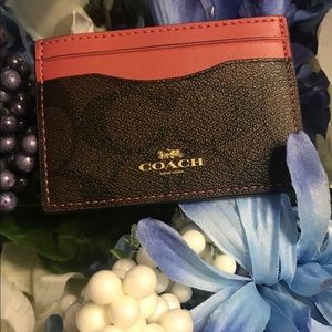 Like new Coach credit card holder